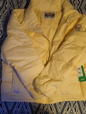 Vans Kids Yellow Puffer Jacket